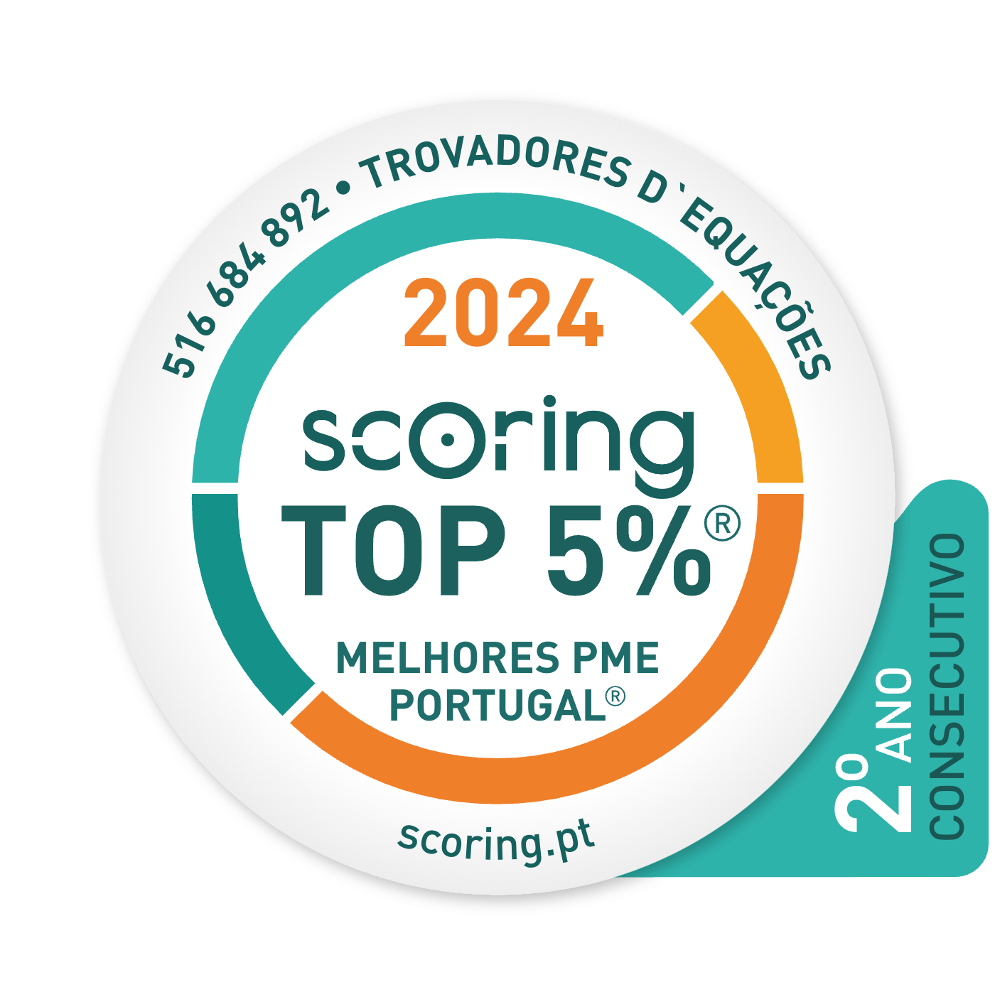 Top 5 percent 2023 - melhores PME Portugal
